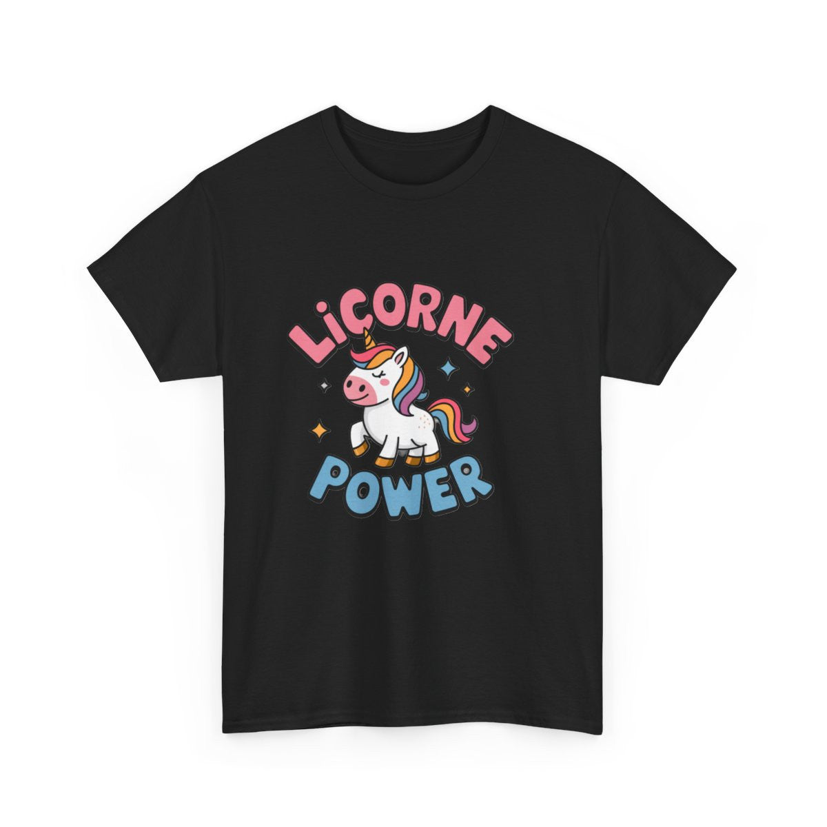 T-shirt Licorne Femme - Licorne Power - Cadeau Licorne, Magique et Fantaisie tee shirt