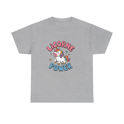 T-shirt Licorne Femme - Licorne Power - Cadeau Licorne, Magique et Fantaisie tee shirt