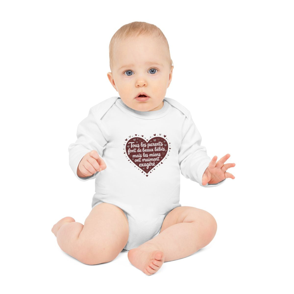 Body Bébé "Tous les parents font de beaux bébés" - 100% Coton Blanc - 0 à 18 Mois idée cadeau nouveau né