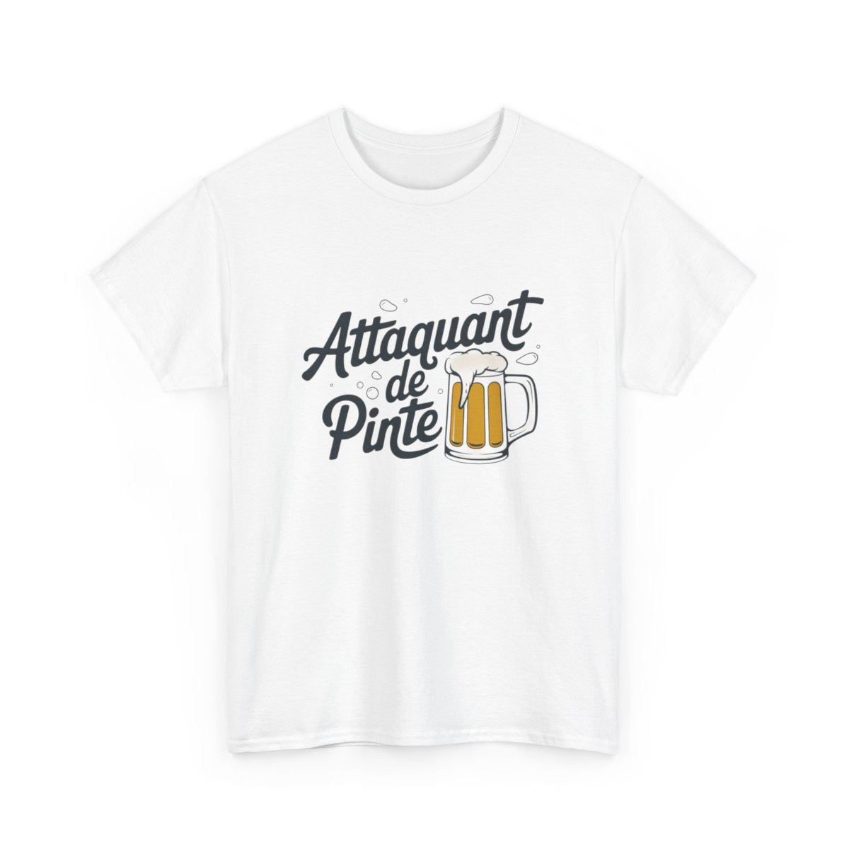 T shirt Humour Bière Attaquant de Pinte  Cadeau Soirée Apéro Brasseur  Tee Shirt  Homme Femme