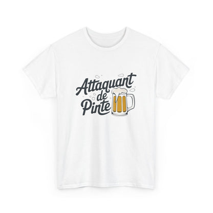 T shirt Humour Bière Attaquant de Pinte  Cadeau Soirée Apéro Brasseur  Tee Shirt  Homme Femme