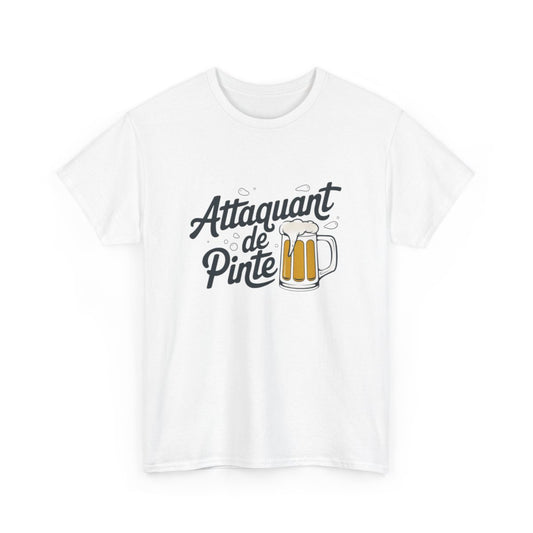 T shirt Humour Bière Attaquant de Pinte  Cadeau Soirée Apéro Brasseur  Tee Shirt  Homme Femme