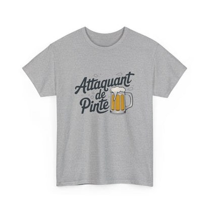 T shirt Humour Bière Attaquant de Pinte  Cadeau Soirée Apéro Brasseur  Tee Shirt  Homme Femme