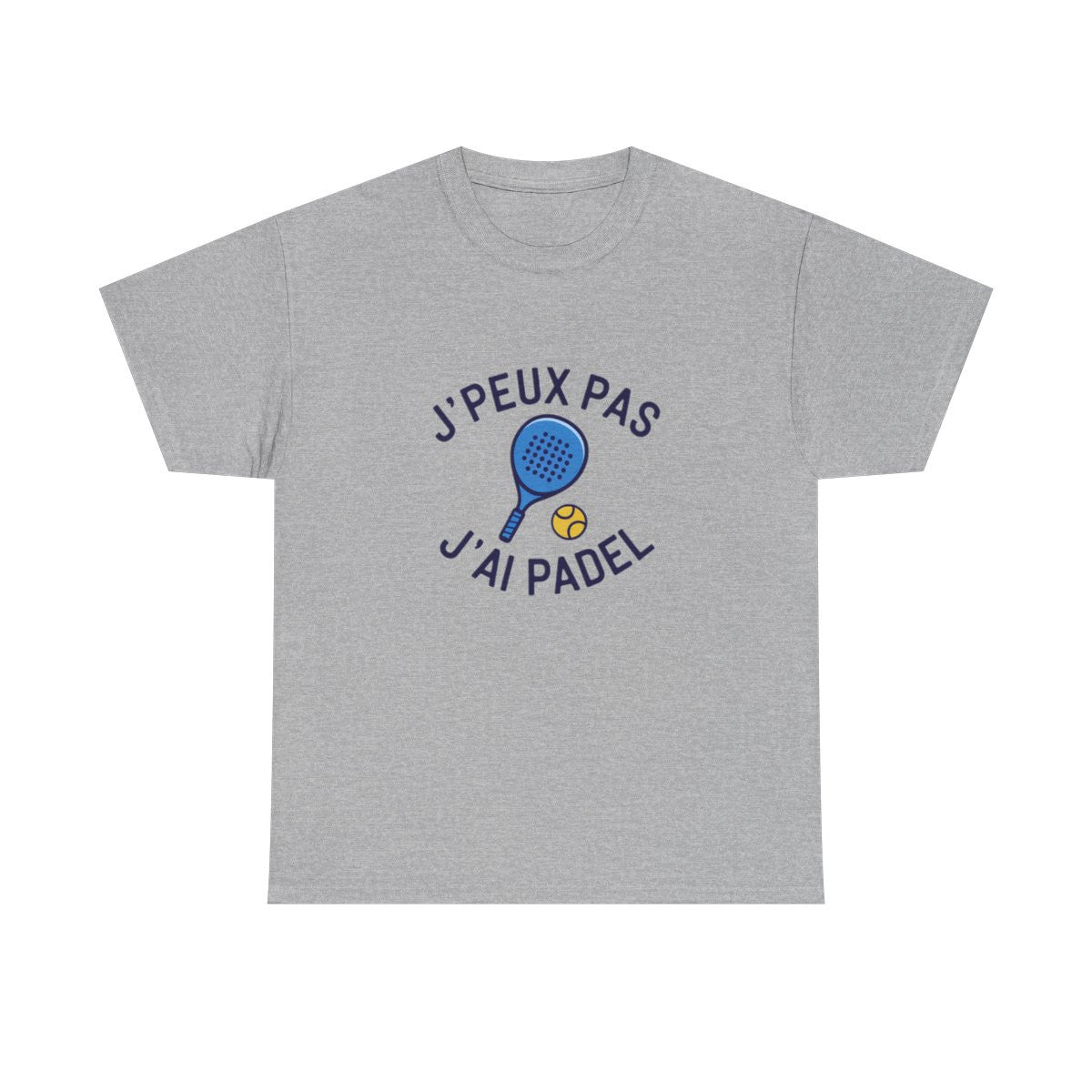 T shirt padel homme femme J’peux pas j’ai padel  Tee shirt joueur de padel tennis  Cadeau passion sport raquette