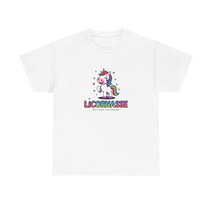 T shirt licorne femme drôle Licorne arc-en-ciel avec caractère  Tee shirt humoristique original  Cadeau fille, ado ou adulte