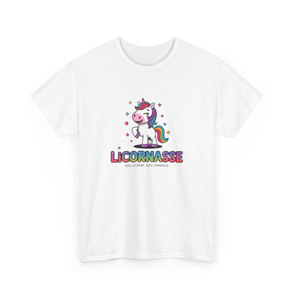T shirt licorne femme drôle Licorne arc-en-ciel avec caractère  Tee shirt humoristique original  Cadeau fille, ado ou adulte