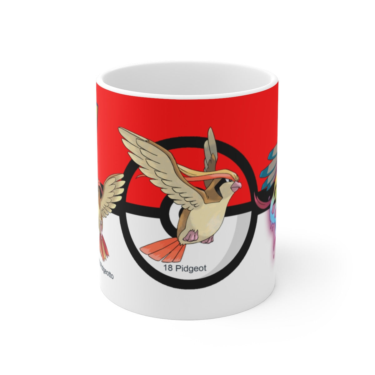 Mug Tasse Pokémon Roucarnage Évolutif – Design Vintage Style Manga