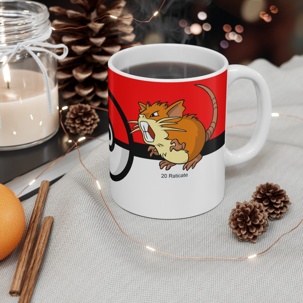 Mug Pokémon Ratatac évolution – Duo Évolution Monstre Manga