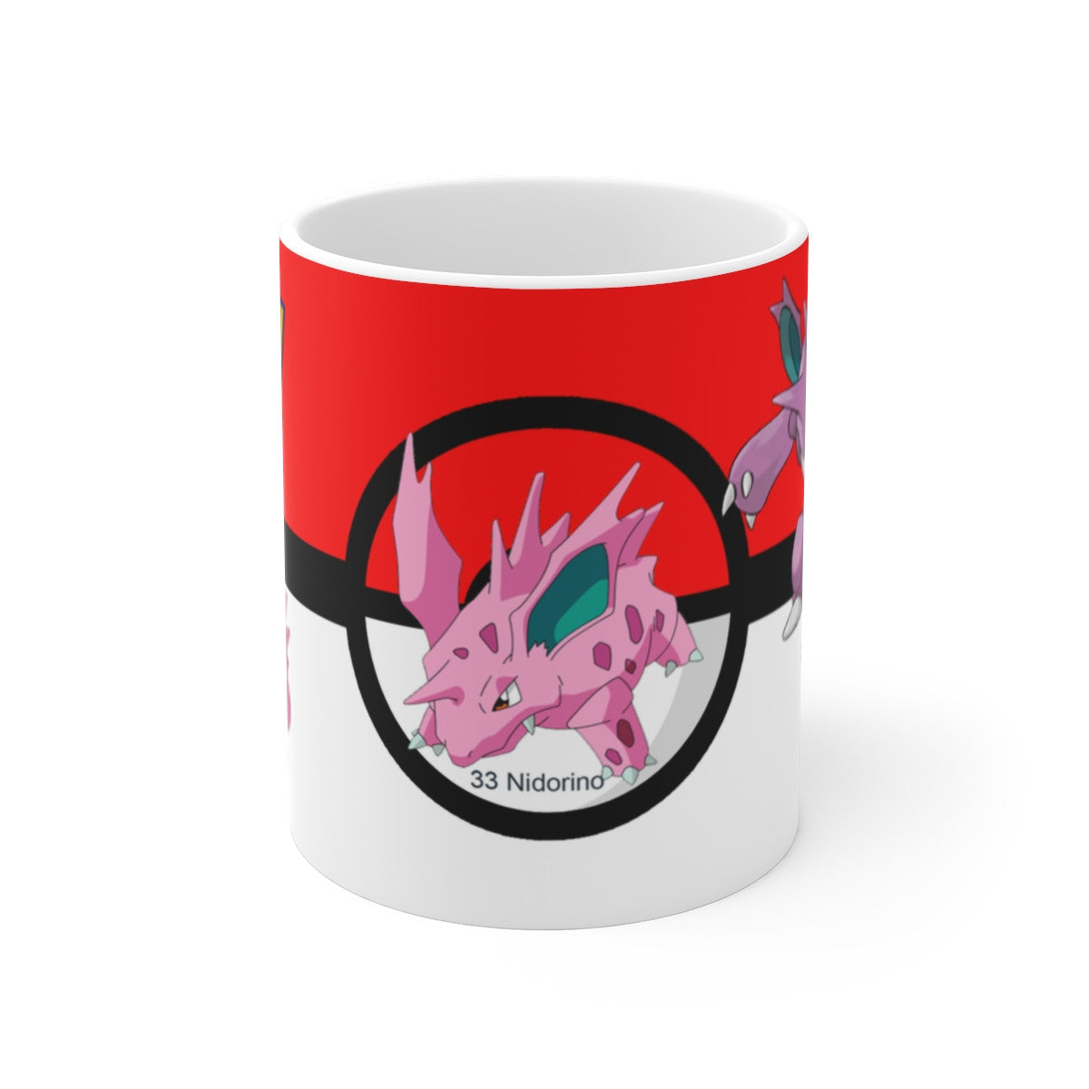 Mug Tasse Pokémon Évolution Puissante – Nidoran♂, Nidorino & Nidoking