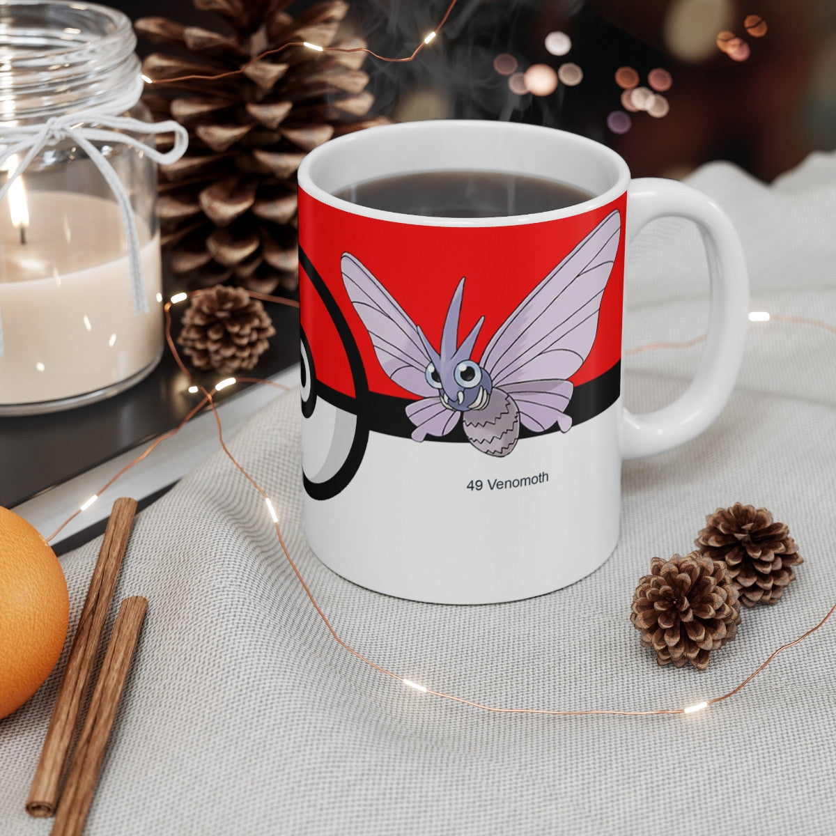 Mug Tasse Pokémon Mimitoss  Vision Nocturne – Duo Venonat & Venomoth