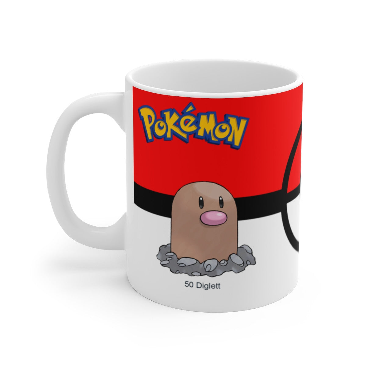 Mug Tasse Taupiqueur Pokémon Souterrain – Diglett & Dugtrio