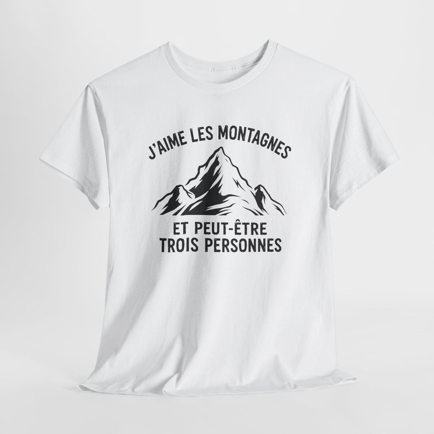 T-Shirt Montagne Homme et Femme – Cadeau Randonnée Alpinisme Nature – Humour Randonneur Amoureux des Montagnes – Idée Cadeau Outdoor