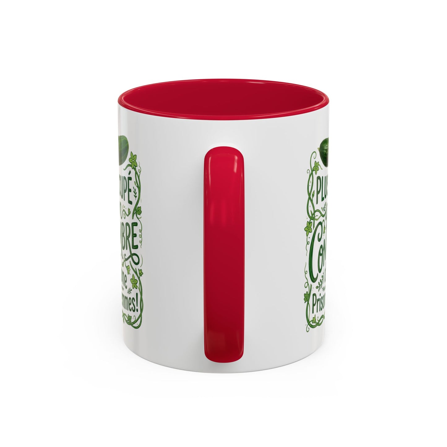 Tasse Humour Concombre 325ml – Mug Céramique Citation Drôle Jardin Légume Cadeau Original