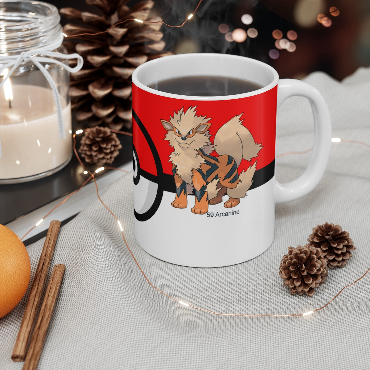 Mug Tasse Pokémon Arcanin Légendaire Flamboyant –