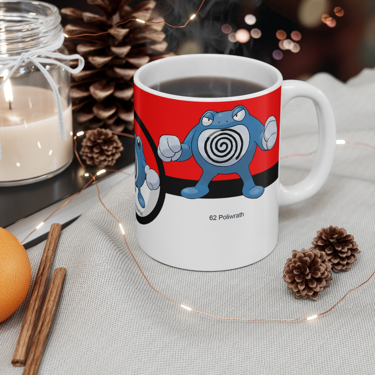 Mug  Tasse Tetarte Pokémon évolution Tourbillon – Édition Spirale Aquatique