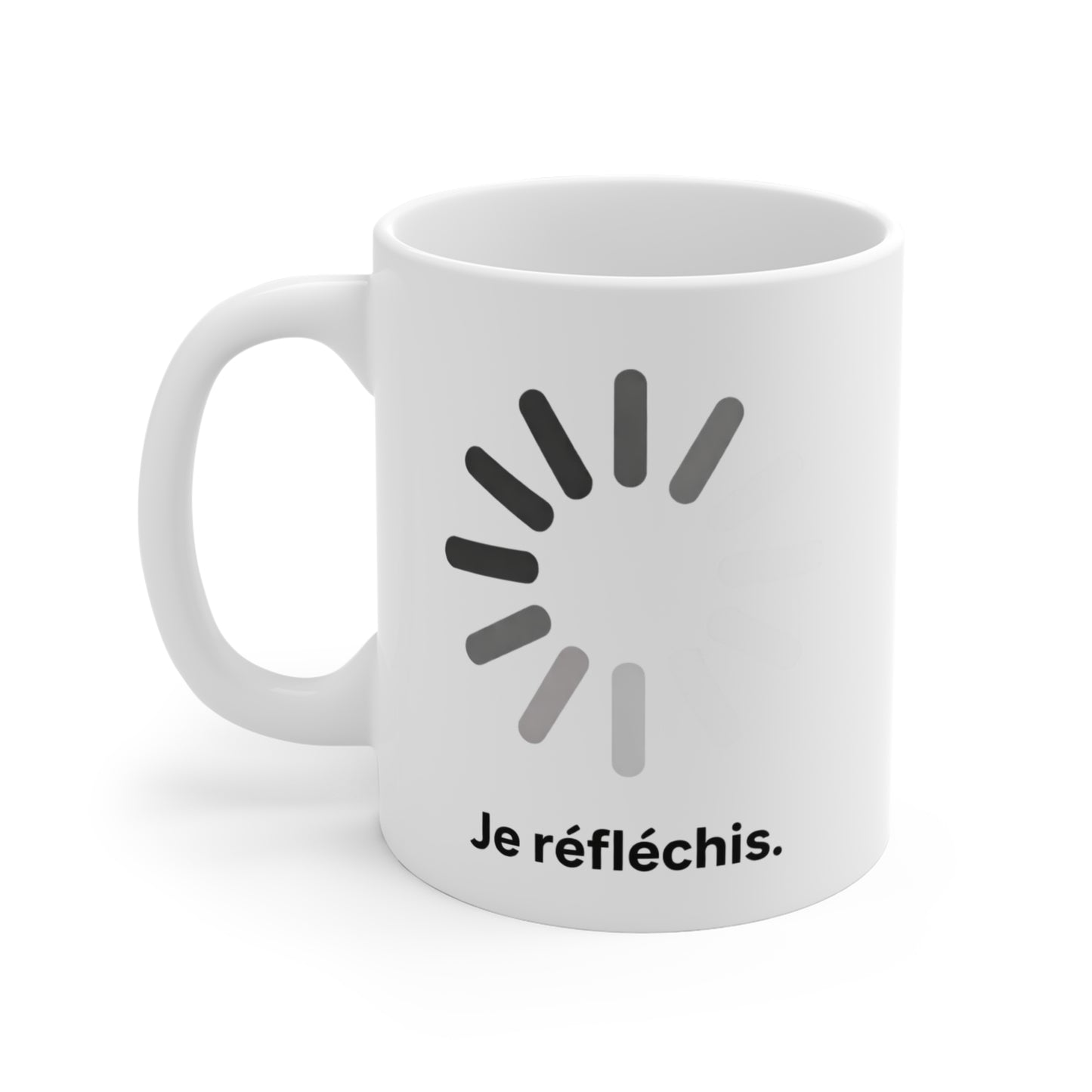 Mug Drôle – Je Réfléchis – Tasse Humour Geek Chargement – Cadeau Original Bureau 325 ml