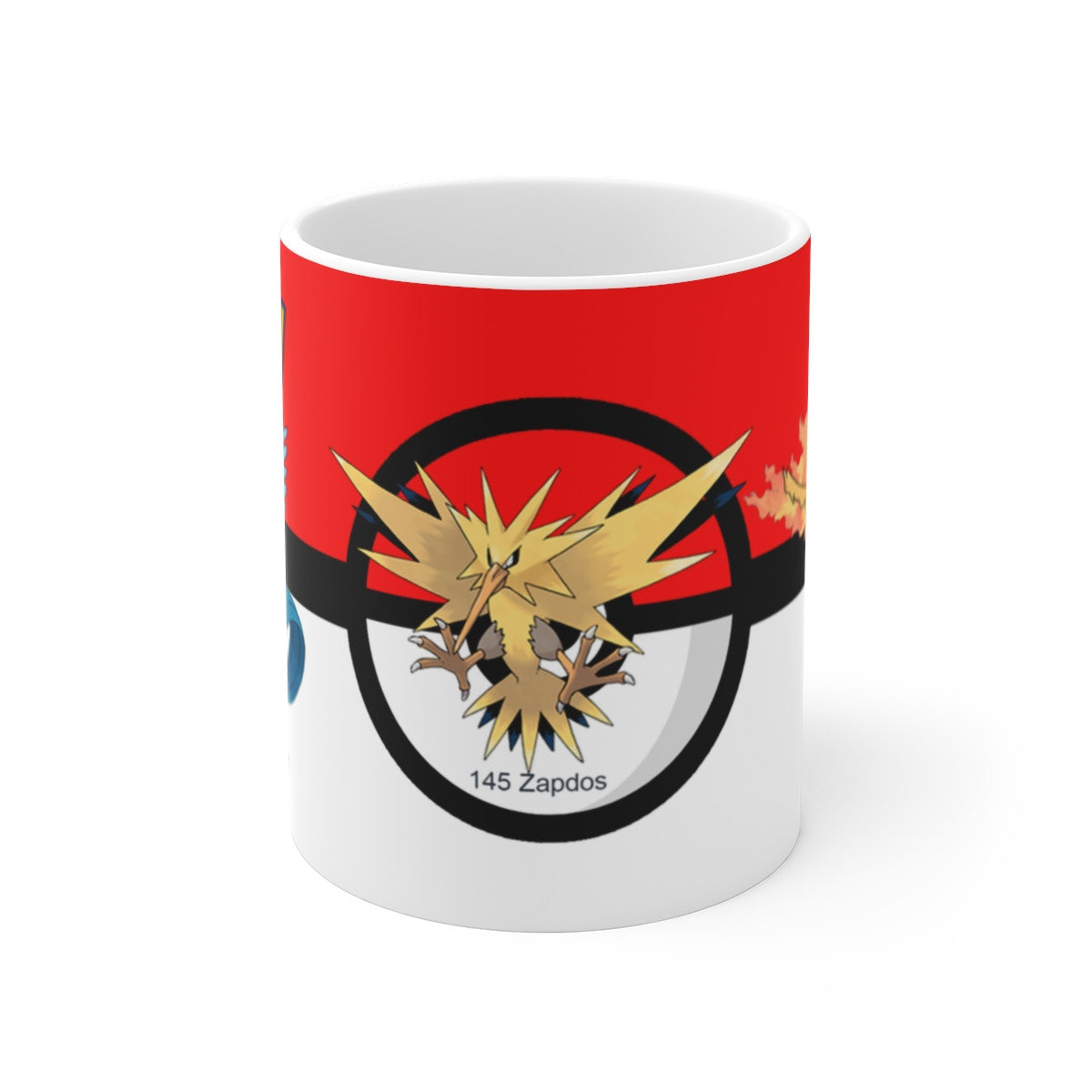 Mug Tasse Pokémon Légendaire Electhor, Artikodin, Sulfura – Légendes d'air, de foudre et de feu