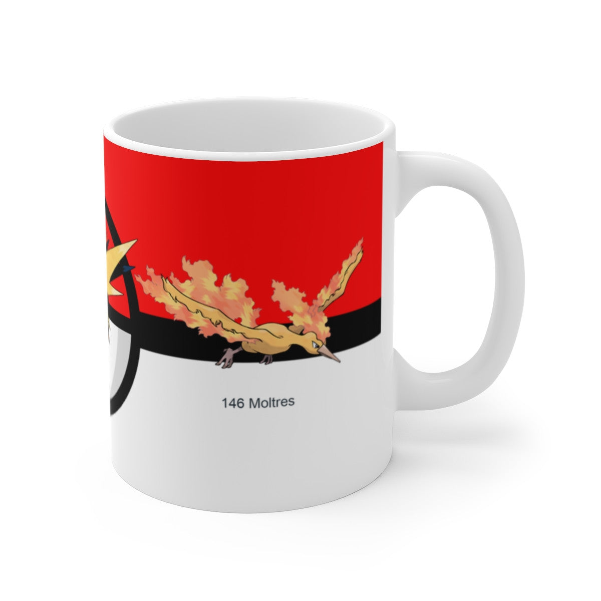 Mug Tasse Pokémon Légendaire Electhor, Artikodin, Sulfura – Légendes d'air, de foudre et de feu