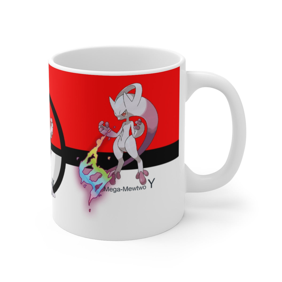 Mug Tasse Pokémon Mewtwo X et Y  – Dualité, puissance & maîtrise