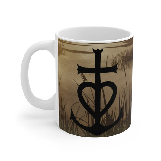 Mug Tasse “Reflets de Camargue” – Entre terre, eau et symboles