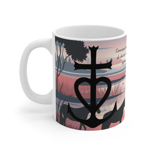 Mug  Tasse Camargue Spirituelle – symbole de tradition, nature et identité provençale