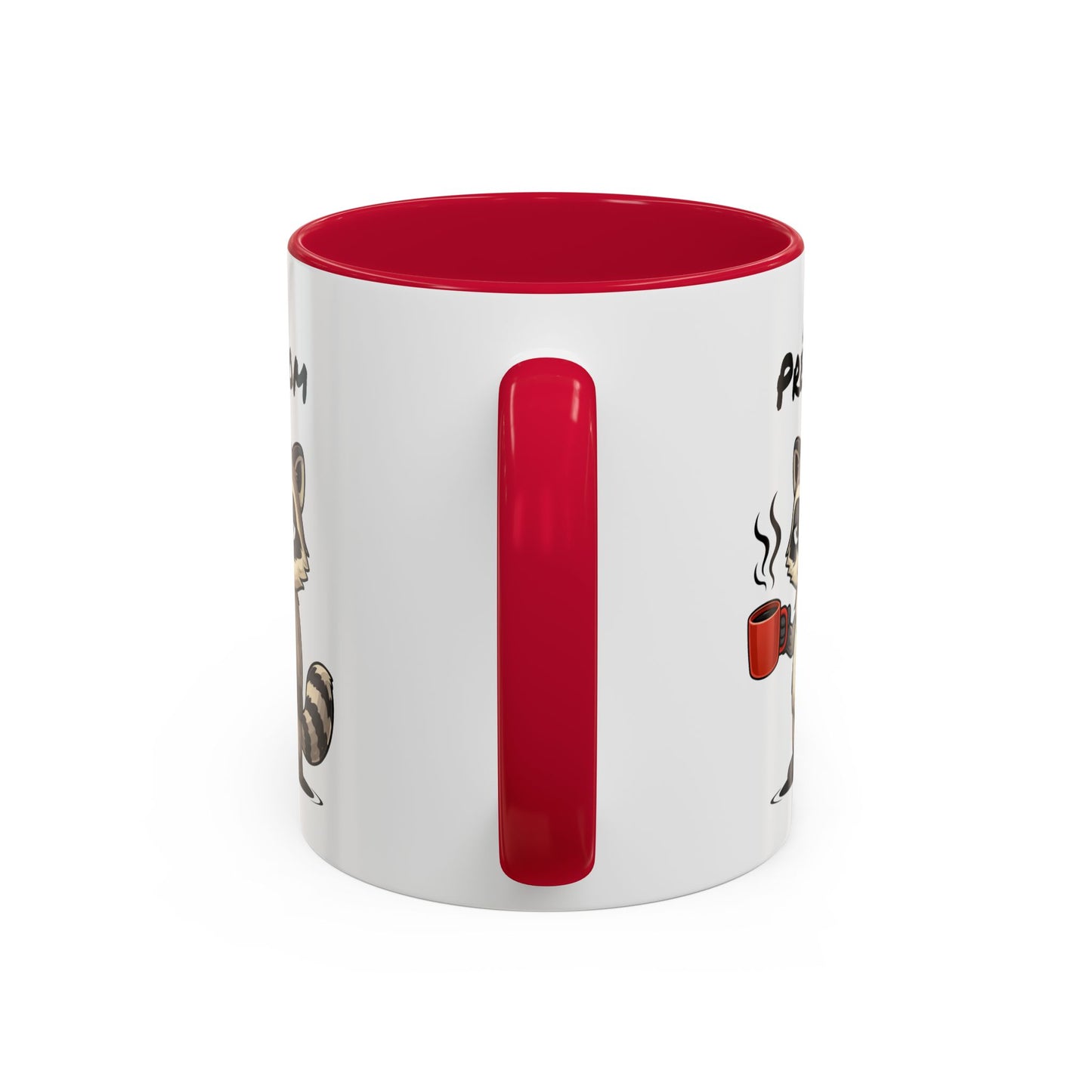 Mug Raton Laveur Fatigué Personnalisable 325ml – Tasse Café Humour Animal Mignon Drôle Réveil Difficile