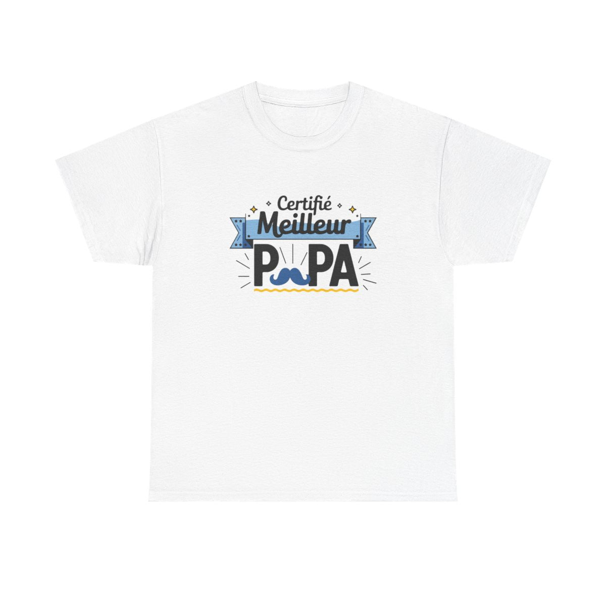 T-shirt “Certifié Meilleur Papa” – Un hommage fun et stylé à tous les papas