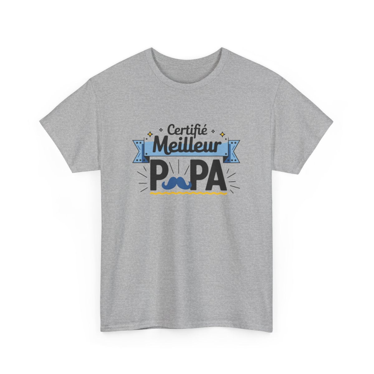 T-shirt “Certifié Meilleur Papa” – Un hommage fun et stylé à tous les papas