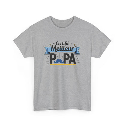 T-shirt “Certifié Meilleur Papa” – Un hommage fun et stylé à tous les papas