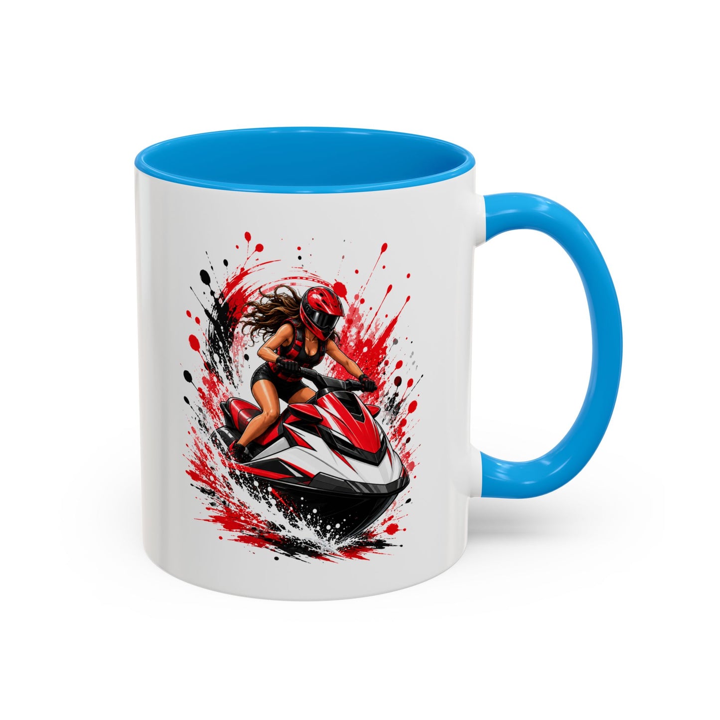 Mug Femme Jet Ski – Tasse Passion Sport Nautique – Cadeau Original Femme – Amatrice de Jet Ski et Sensations Fortes
