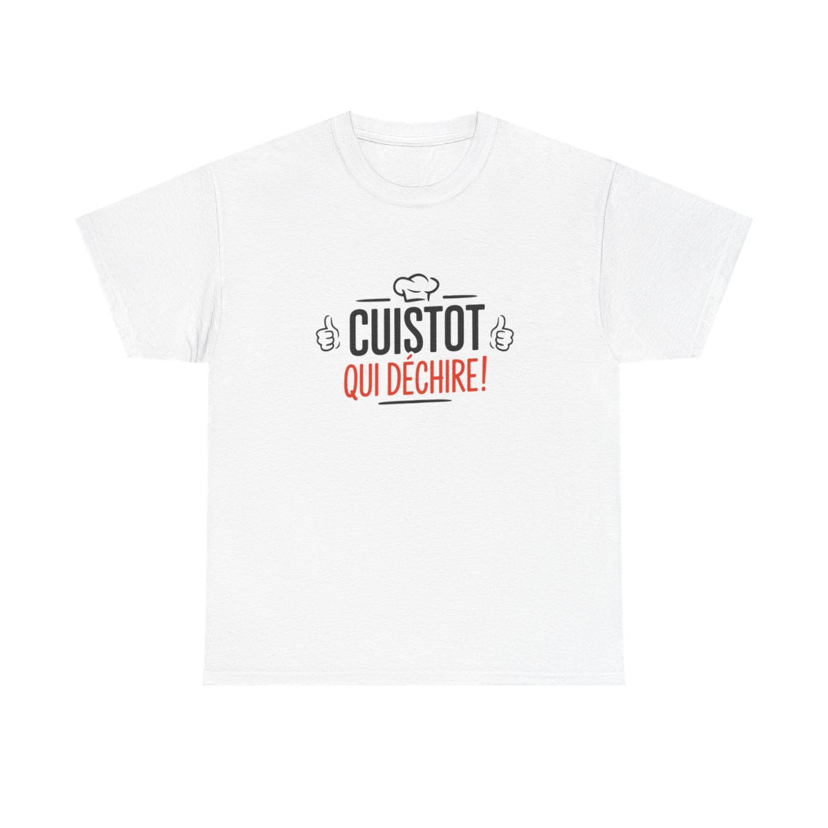 T-shirt "Cuistot qui déchire" – Idée cadeau pour chef amateur ou pro tee shirt cuisinier