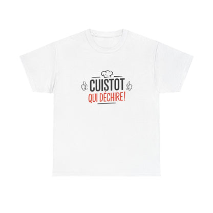 T-shirt "Cuistot qui déchire" – Idée cadeau pour chef amateur ou pro tee shirt cuisinier
