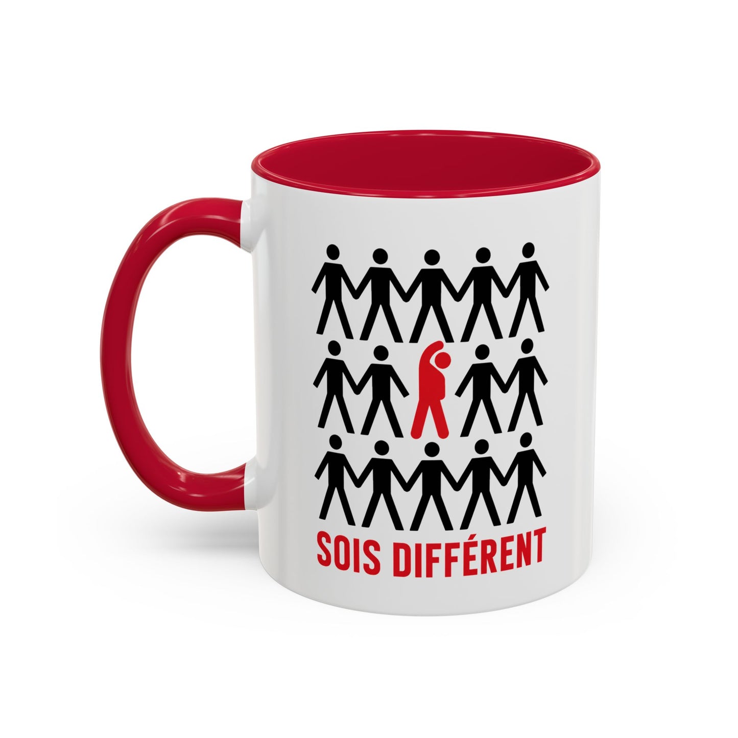 Mug Motivation Originalité – Tasse Inspirante Développement Personnel – Cadeau Positif Homme et Femme Noir Bleu Rouge