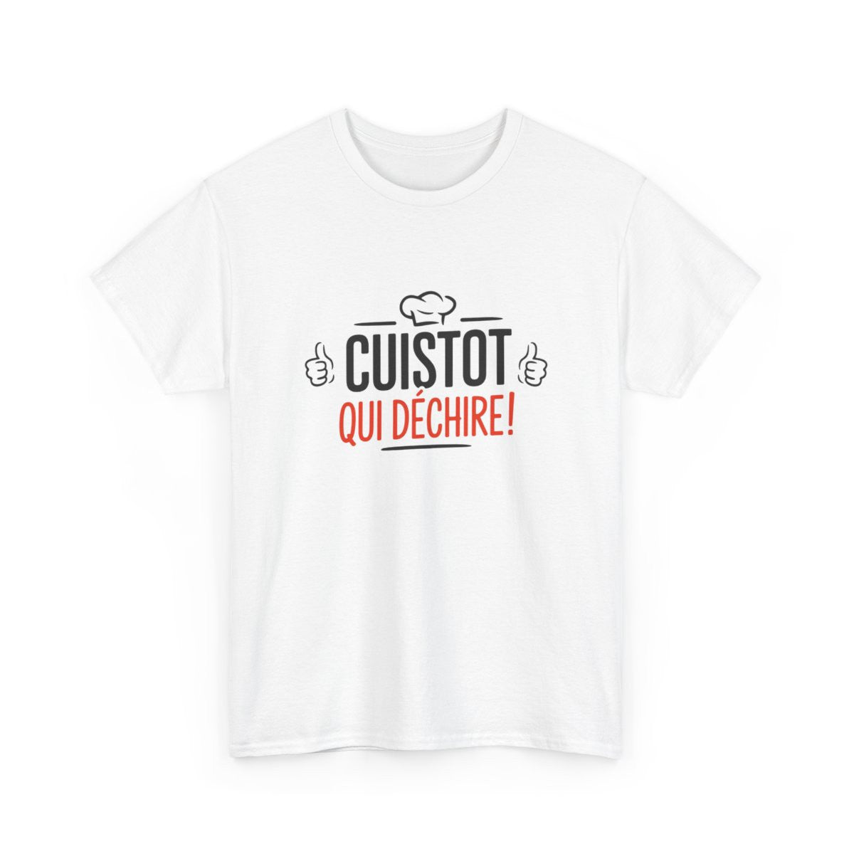 T-shirt "Cuistot qui déchire" – Idée cadeau pour chef amateur ou pro tee shirt cuisinier