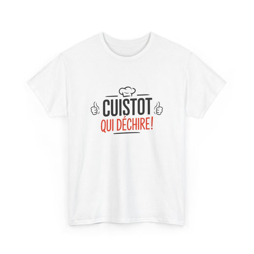 T-shirt "Cuistot qui déchire" – Idée cadeau pour chef amateur ou pro tee shirt cuisinier