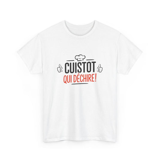 T-shirt "Cuistot qui déchire" – Idée cadeau pour chef amateur ou pro tee shirt cuisinier