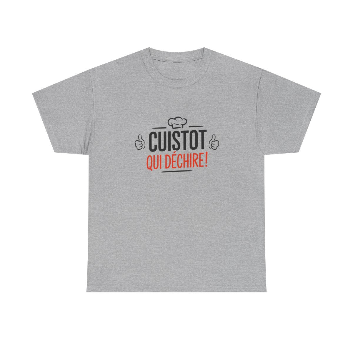 T-shirt "Cuistot qui déchire" – Idée cadeau pour chef amateur ou pro tee shirt cuisinier