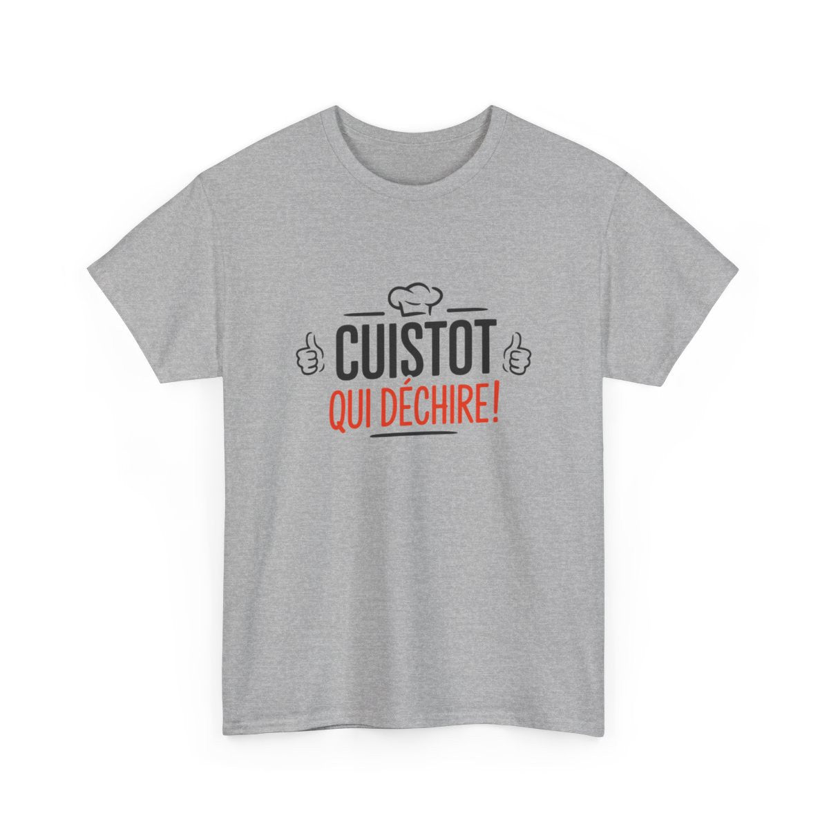 T-shirt "Cuistot qui déchire" – Idée cadeau pour chef amateur ou pro tee shirt cuisinier