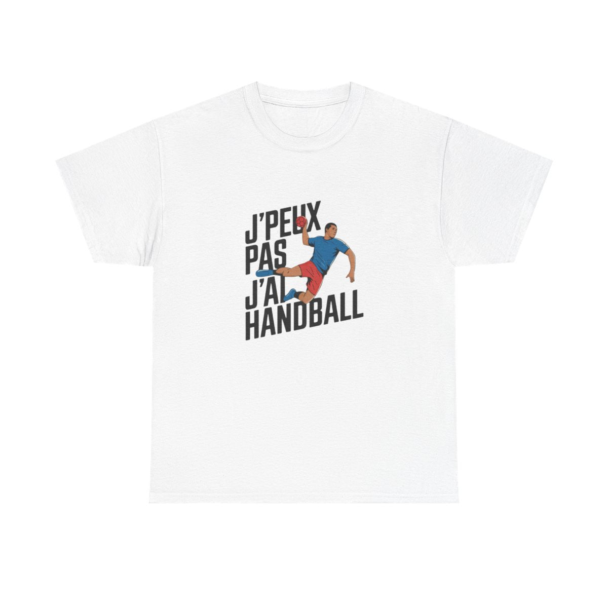 T-shirt “J’peux pas j’ai handball” – Pour passionnés de sport et de terrain
