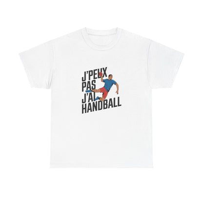 T-shirt “J’peux pas j’ai handball” – Pour passionnés de sport et de terrain