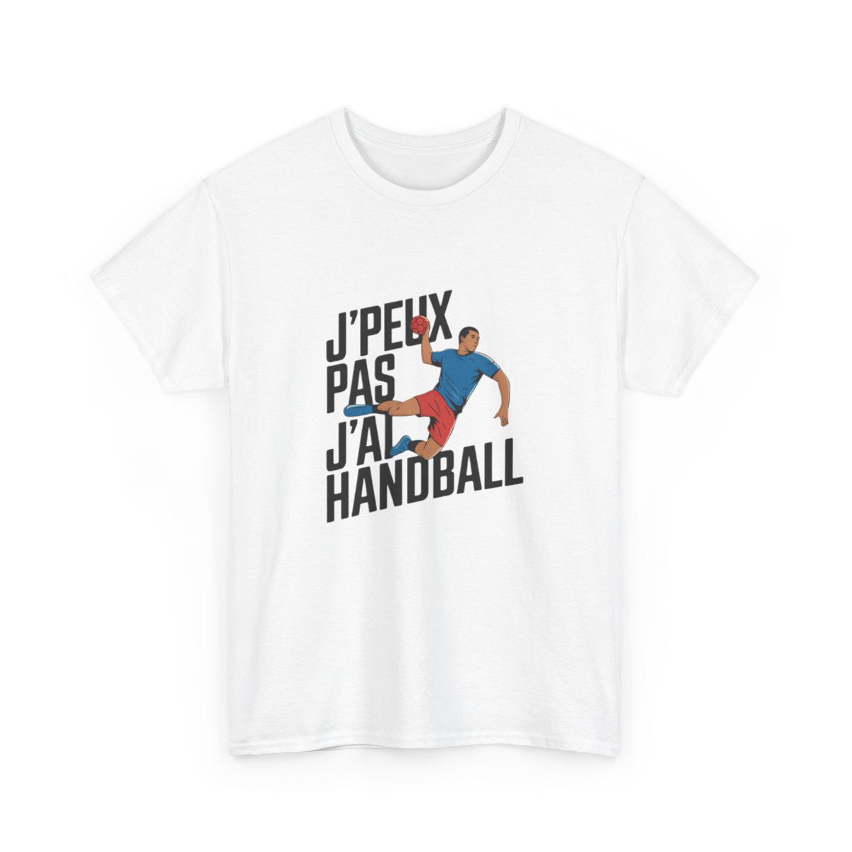 T-shirt “J’peux pas j’ai handball” – Pour passionnés de sport et de terrain