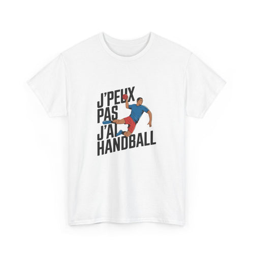 T-shirt “J’peux pas j’ai handball” – Pour passionnés de sport et de terrain
