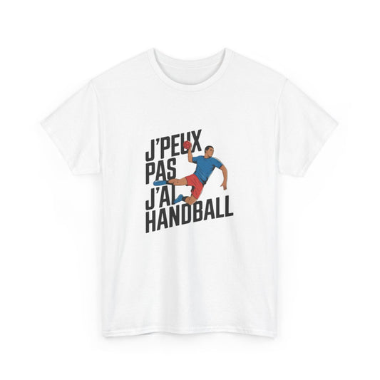 T-shirt “J’peux pas j’ai handball” – Pour passionnés de sport et de terrain