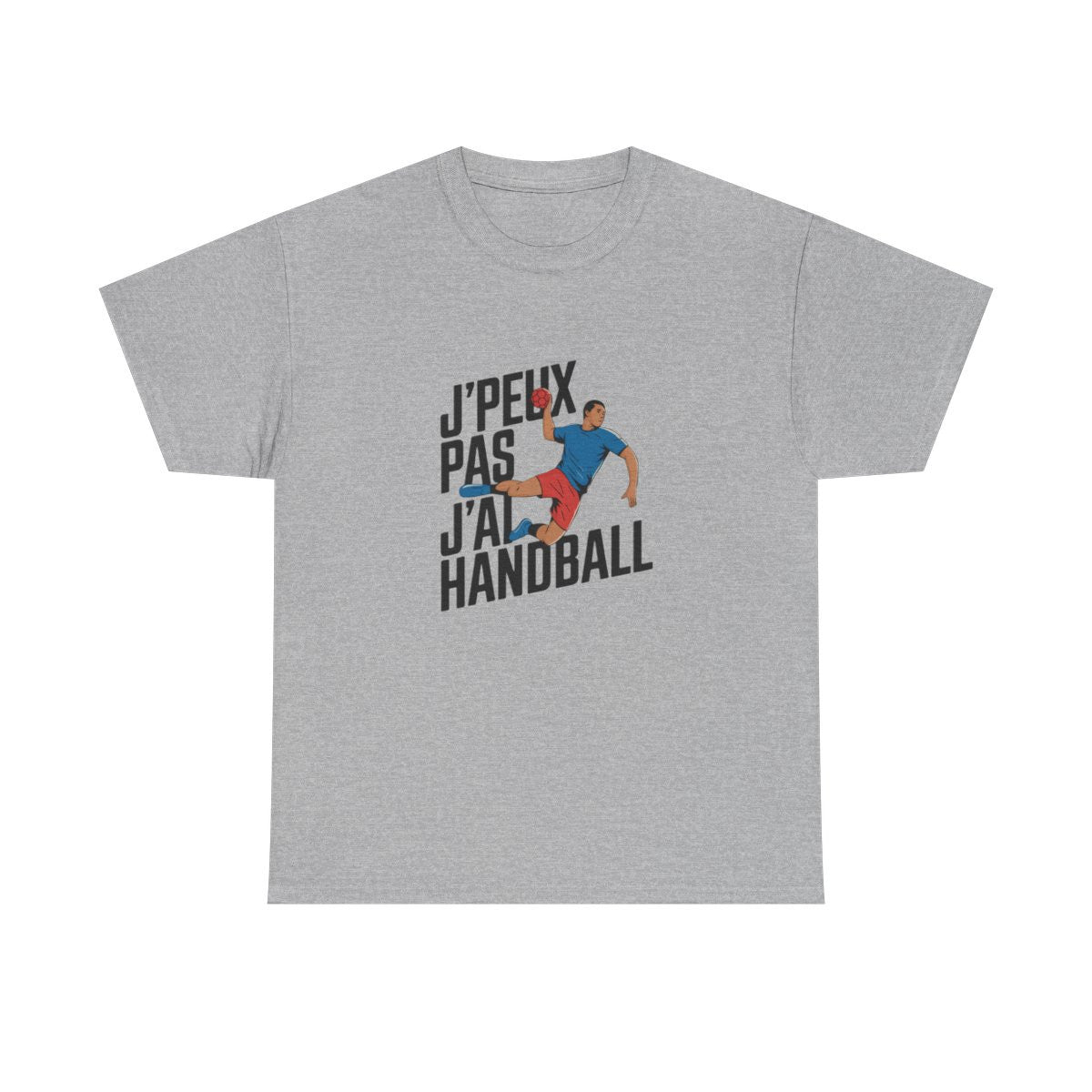 T-shirt “J’peux pas j’ai handball” – Pour passionnés de sport et de terrain