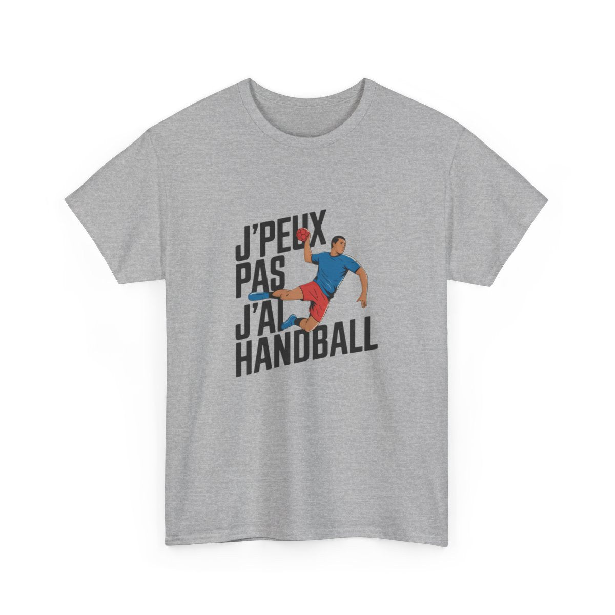 T-shirt “J’peux pas j’ai handball” – Pour passionnés de sport et de terrain