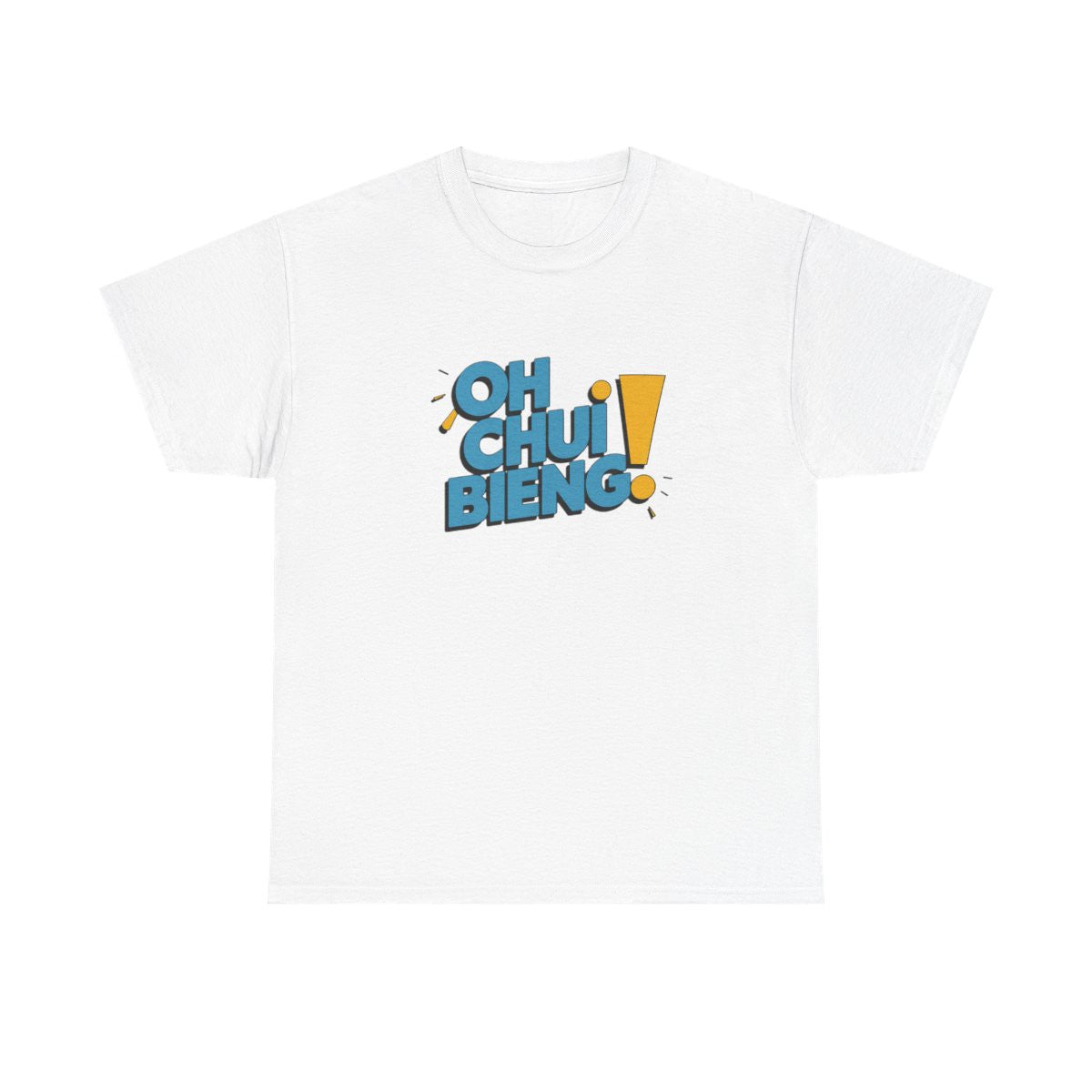 T-shirt “Oh chui bieng !” – Humour, détente et bonne humeur assurés tee shirt amusant drôle