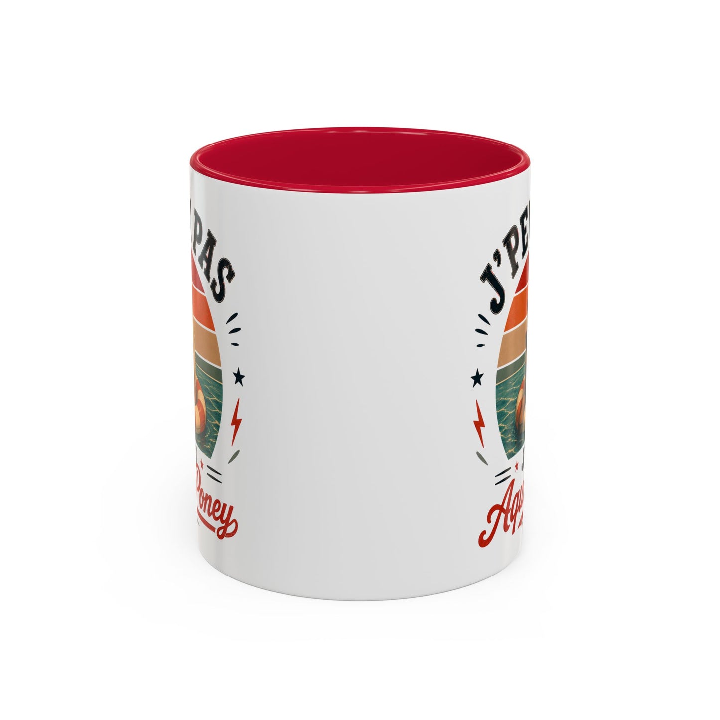 Tasse J’Peux Pas J’Ai Aqua Poney – Mug Humour Vintage avec Poney – Cadeau Drôle Homme Femme 325ml