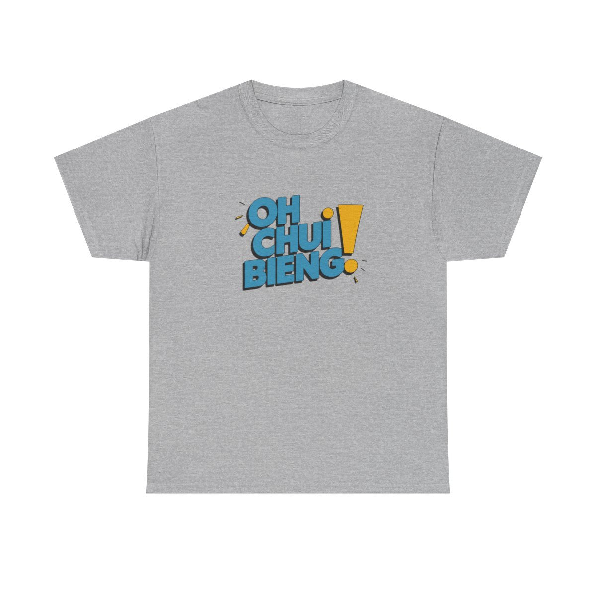 T-shirt “Oh chui bieng !” – Humour, détente et bonne humeur assurés tee shirt amusant drôle