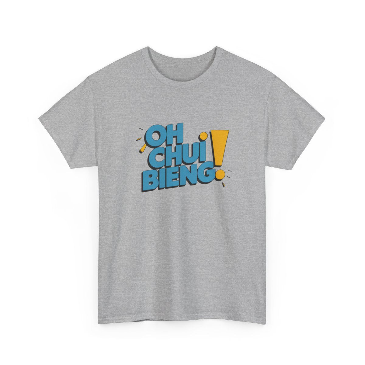 T-shirt “Oh chui bieng !” – Humour, détente et bonne humeur assurés tee shirt amusant drôle