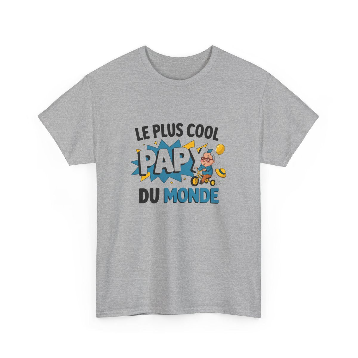 T-shirt “Le Plus Cool Papy du Monde” – Cadeau fun et tendre pour les super grands-pères tee shirt